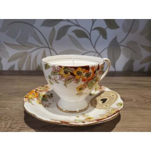 TEACUP soy candle -  FLEUR D'AUTOMNE - aunt MIMI 