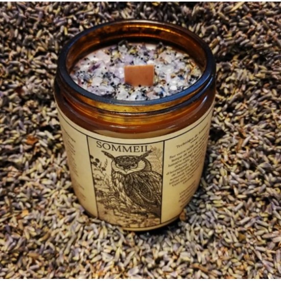 Bougie d'Intention de Sommeil - Herbes &...