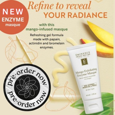   Masque exfoliant enzymatique à la manque  - Éminence