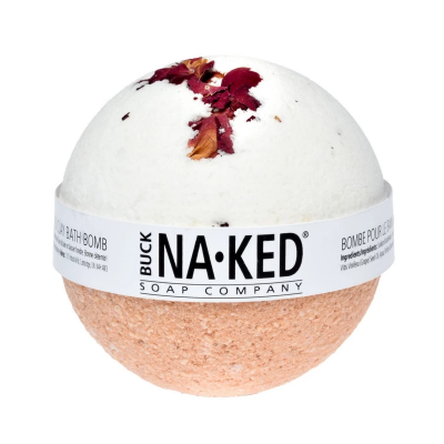 Rose with Moroccan Red Clay Bath Bomb - Buck Naked...