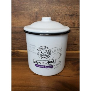 Chandelle Soya - LAVENDE & BERGAMOT  - White Water...