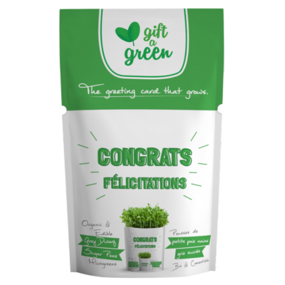 FÉLICITATIONS - Gift a Green carte de souhait