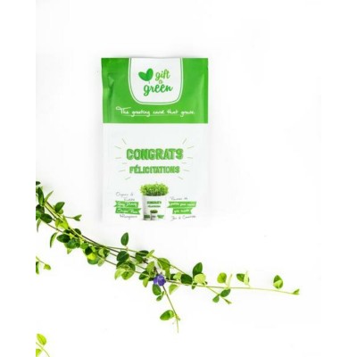 FÉLICITATIONS - Gift a Green carte de souhait