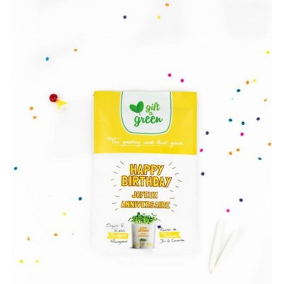 BONNE FETE - Gift a Green carte de souhait