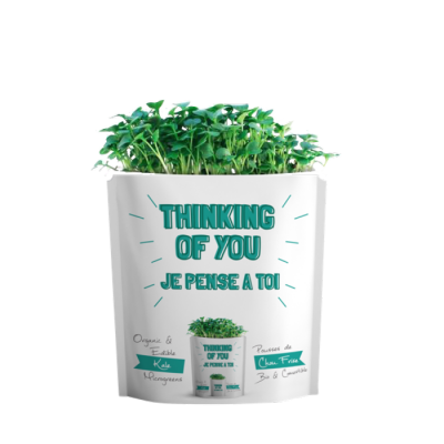 JE PENSE A TOI - Gift a Green carte de souhait