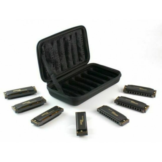 Ensemble de 7 pièces -Harmonica Piedmont Blues HOHNER
