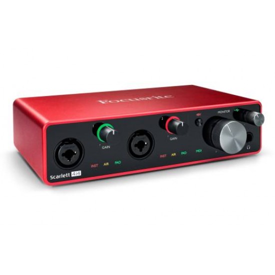 Focusrite Scarlett 4i4 3e génération - Interface...