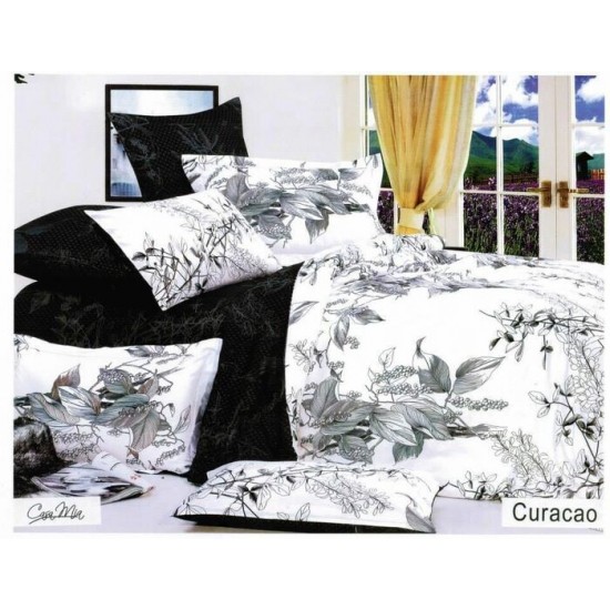 Housse de couette Queen réversible + 2...