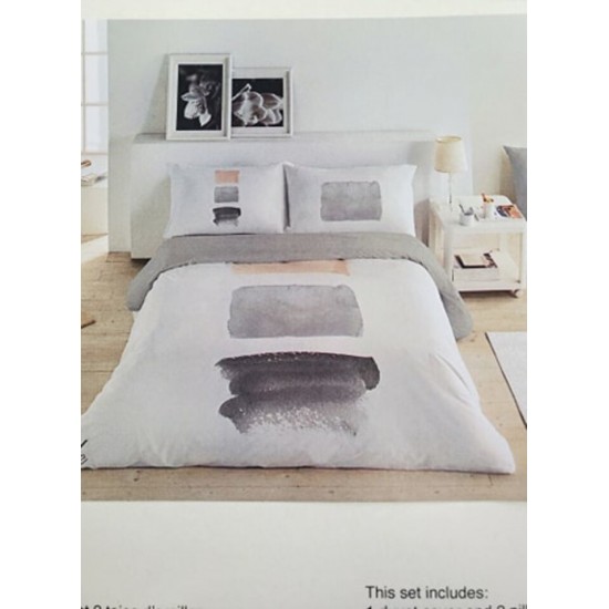 Housse de couette Queen + 2 cache-oreillers