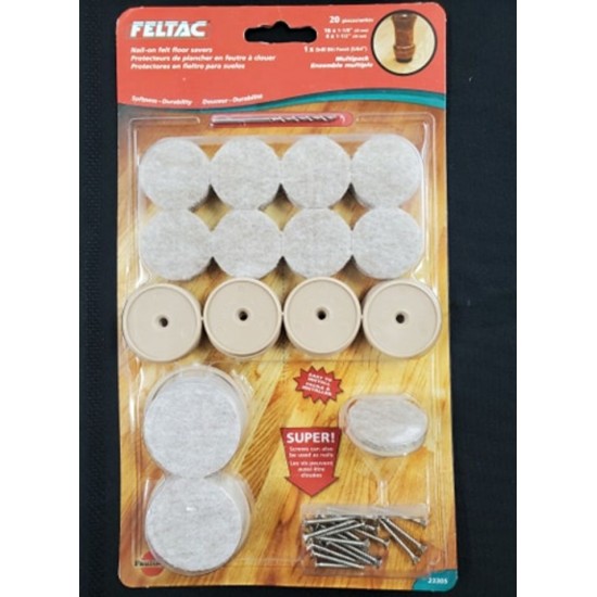 Feltac 1-1/8" - 16 pcs + 1-1/2" - 4 pcs