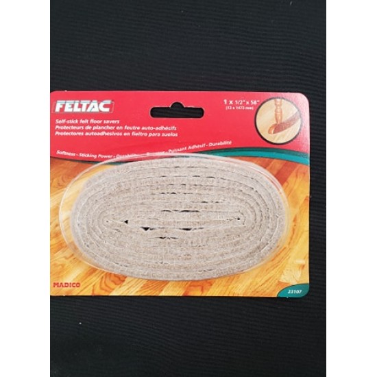 Feltac 1/2" -  58"de long