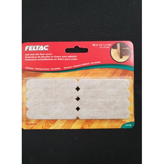 Feltac 1/2"x 2-5/8 - 16 pcs