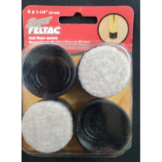 Feltac 1-1/4" - 4 pcs