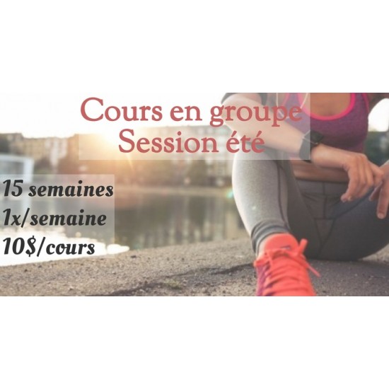 Cours en groupe - Été