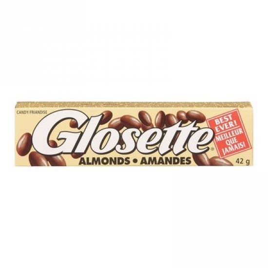 Amandes enrobées de chocolat, Glosette