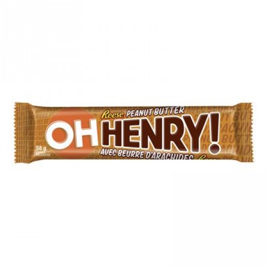 Barre de chocolat avec beurre d'arachide Reese, Oh Henry!
