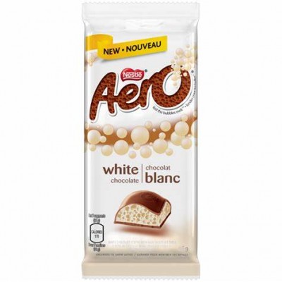 Barre de chocolat blanc, aero