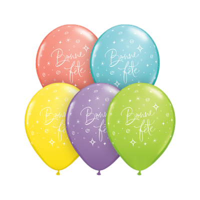 Ballon en latex, BONNE FÊTE 