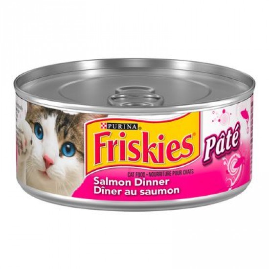 Dîner au saumon pour chats, Friskies