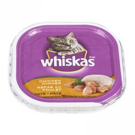 Repas au poulet en pâté pour chats WHISKAS