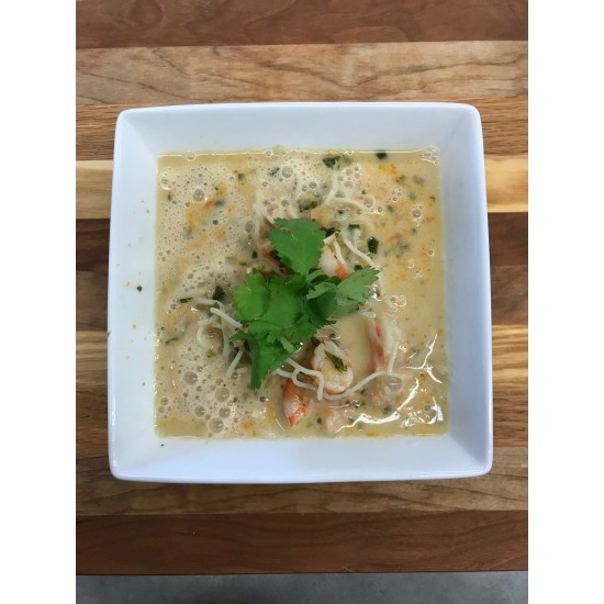 Soupe Bangkok aux crevettes