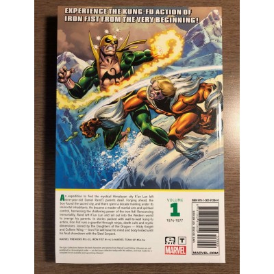 IRON FIST EPIC COLLECTION TP VOL. 01 - THE FURY OF IRON FIST - NEW PTG MARVEL (2018)