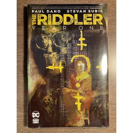 THE RIDDLER YEAR ONE HC  -  PAUL DANO  -  DC...