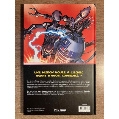 STAR WARS DARK DROIDS D-SQUAD - ÉDITION FRANÇAISE - PANINI COMICS (2024)