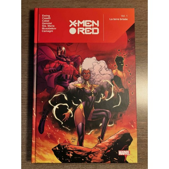 X-MEN RED TOME 01 : LA TERRE BRISÉE - MARVEL DELUXE - PANINI COMICS (2024)