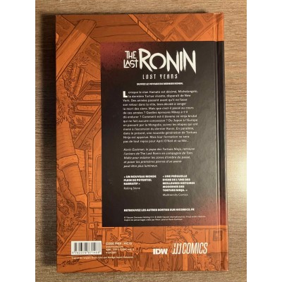 TEENAGE MUTANT NINJA TURTLES THE LAST RONIN: LOST YEARS - ÉDITION FRANÇAISE - IDW HI COMICS (2024)