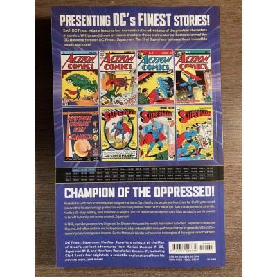 SUPERMAN DC FINEST TP 1938-1940: THE FIRST SUPERHERO - DC COMICS (2024)