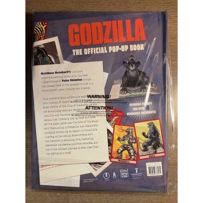 GODZILLA OFFICIAL POP-UP BOOK - INSIGHT EDITIONS (2024)