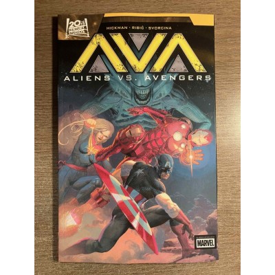 ALIENS VS. AVENGERS TP  - HICKMAN / RIBIC  - ...