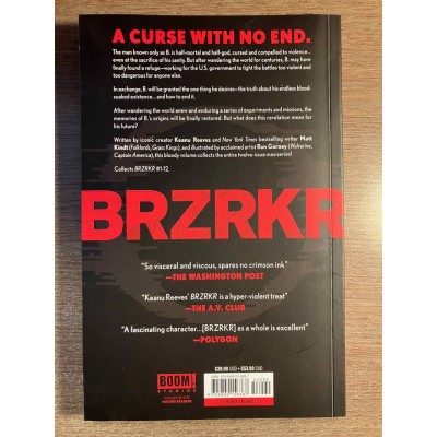 BRZRKR (BERZERKER) TP BOOK ONE  -  BOOM! STUDIOS (2025)