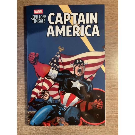 CAPTAIN AMERICA WHITE - JEPH LOEB & TIM SALE  -  NEW PTG MARVEL (2025)