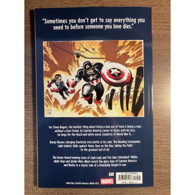 CAPTAIN AMERICA WHITE - JEPH LOEB & TIM SALE  -  NEW PTG MARVEL (2025)