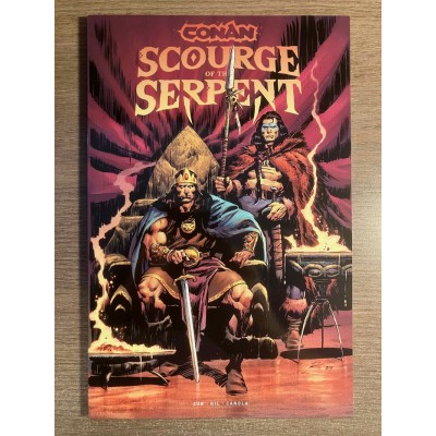 CONAN SCOURGE OF THE SERPENT TP - TITAN COMICS...