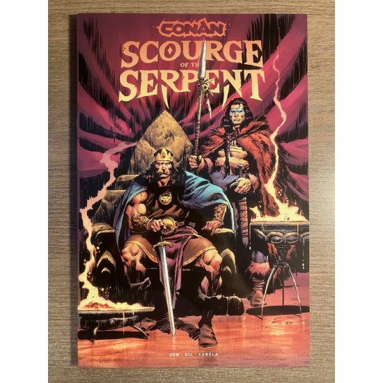 CONAN SCOURGE OF THE SERPENT TP - TITAN COMICS...