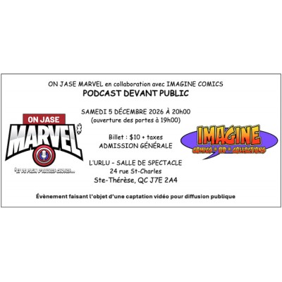 Billet d'admission * PODCAST DEVANT PUBLIC * ON...