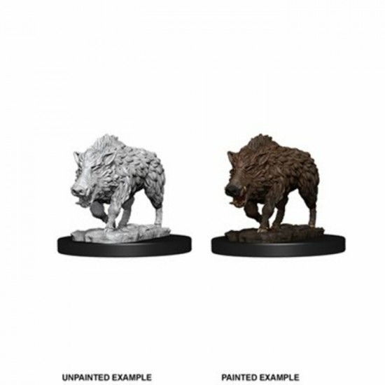 WizKids Deep Cuts Unpainted Wild Boar