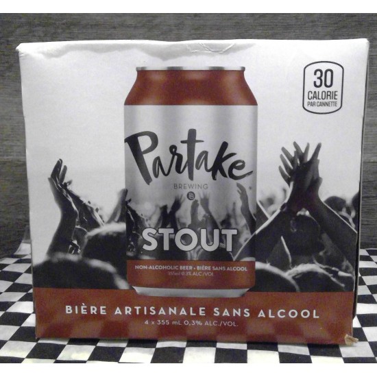 Partake - Stout (Boîte de 4 canettes)