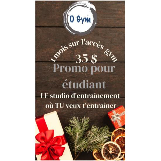 Abonnement accès gym - 10 semaines