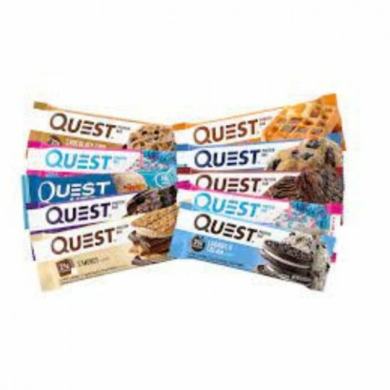 Barre protéinée Quest S'mores - biscut/guimauve/chocolat