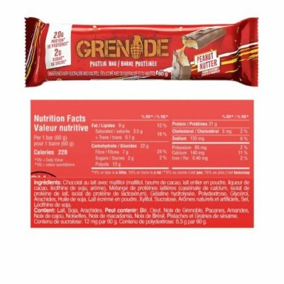 Grenade - barre protéinée