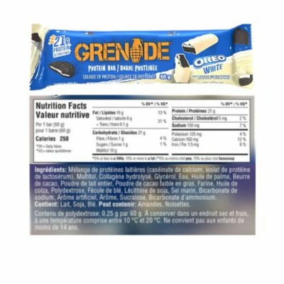 Grenade - barre protéinée