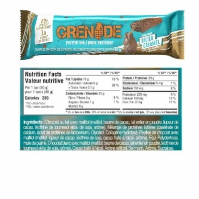 Grenade - barre protéinée