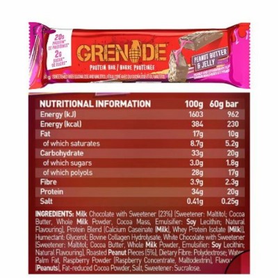 Grenade - barre protéinée