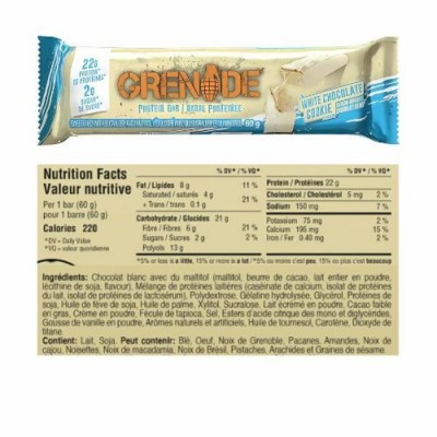 Grenade - barre protéinée