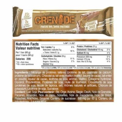 Grenade - barre protéinée