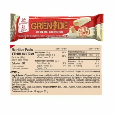 Grenade - barre protéinée